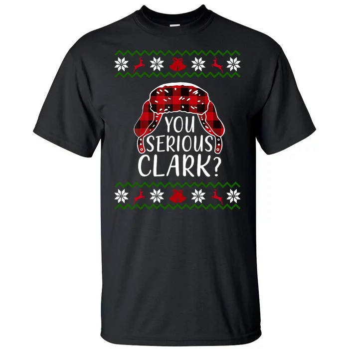 You Serious Cark? Ugly Christmas Sweater Design Tall T-Shirt