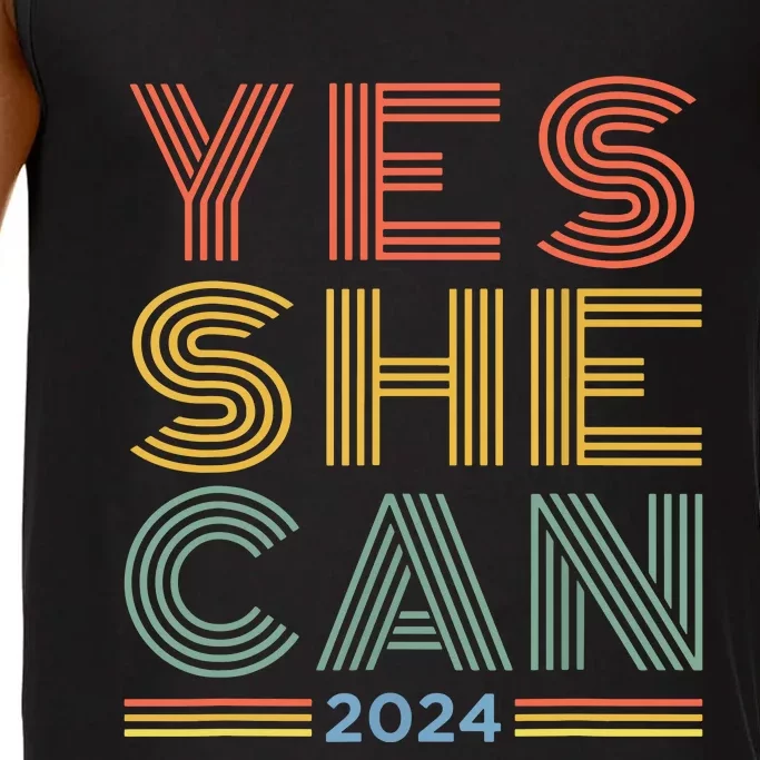 Yes She Can 2024 Kamala Harris For President Election Comfort Colors® Tank Top