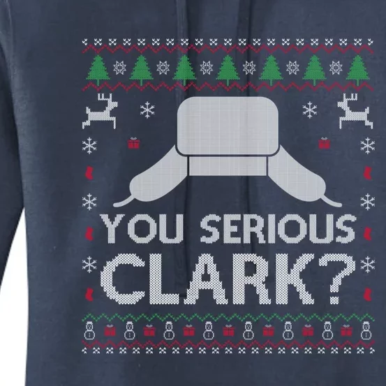 You Serious Clark? Gift Ugly Sweater Funny Christmas Women's Pullover Hoodie