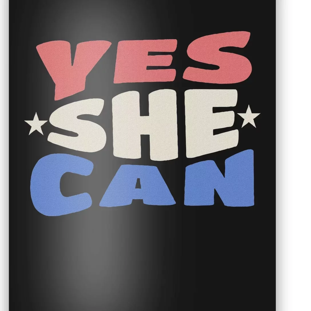 Yes She Can Poster