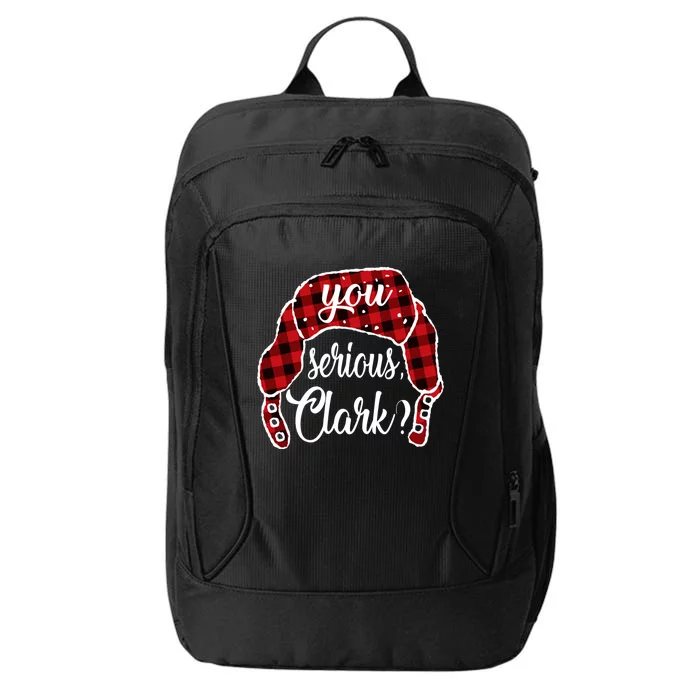 You Serious Clark Christmas Vacation Plaid Red Funny Gift City Backpack