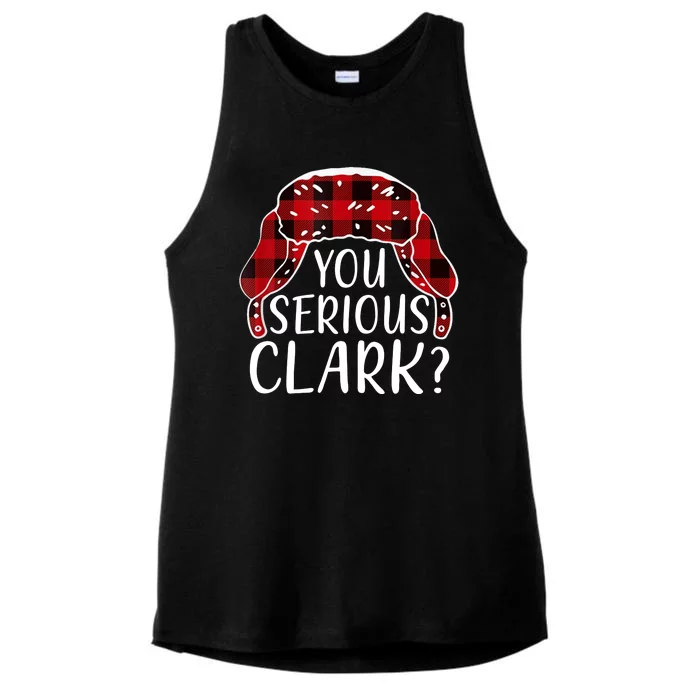 You Serious Clark Family Matching Christmas Vacation Ladies Tri-Blend Wicking Tank