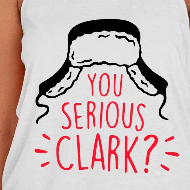 You Serious Clark Women's Knotted Racerback Tank