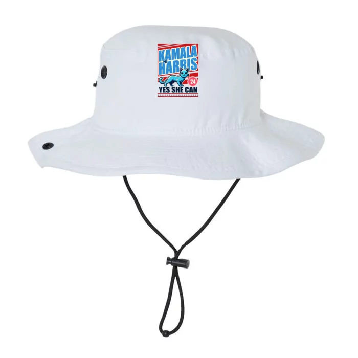 Yes She Can 2024 Election President Kamala Harris Legacy Cool Fit Booney Bucket Hat