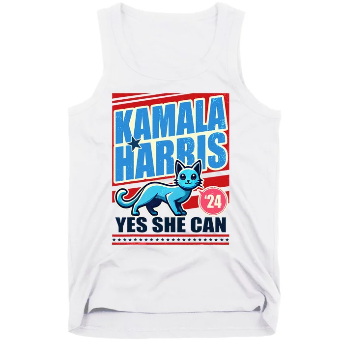 Yes She Can 2024 Election President Kamala Harris Tank Top