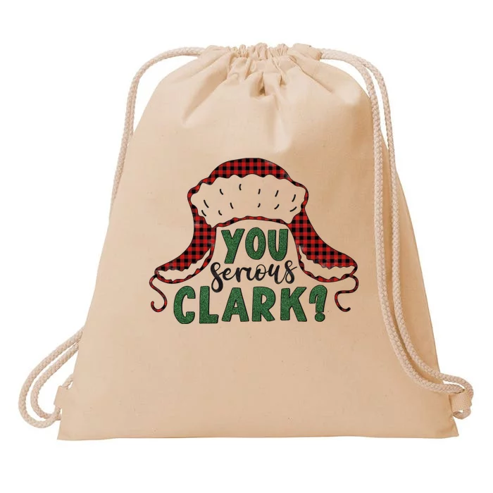 You Serious Clark? Drawstring Bag