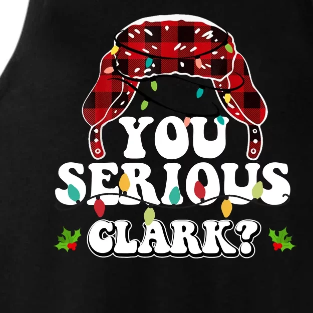 You Serious Clark Ladies Tri-Blend Wicking Tank