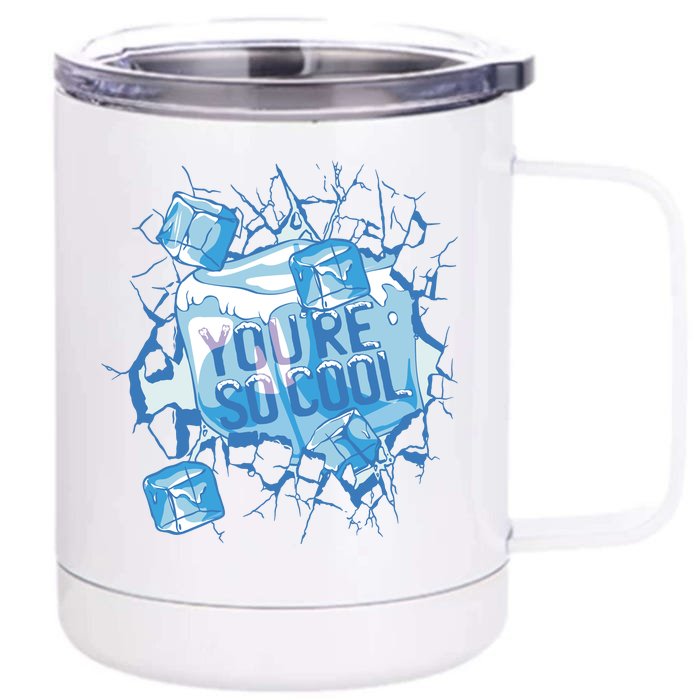 You're So Cool Ice Gift Front & Back 12oz Stainless Steel Tumbler Cup