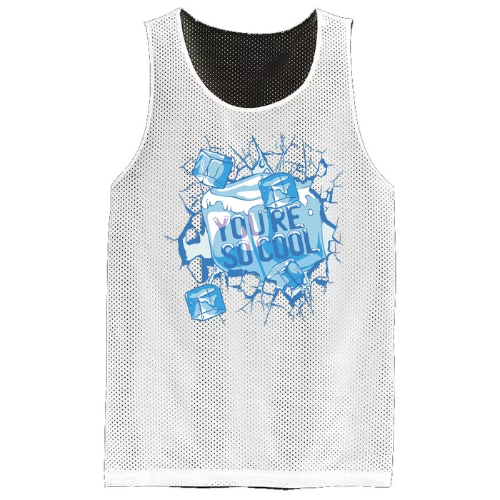 You're So Cool Ice Gift Mesh Reversible Basketball Jersey Tank