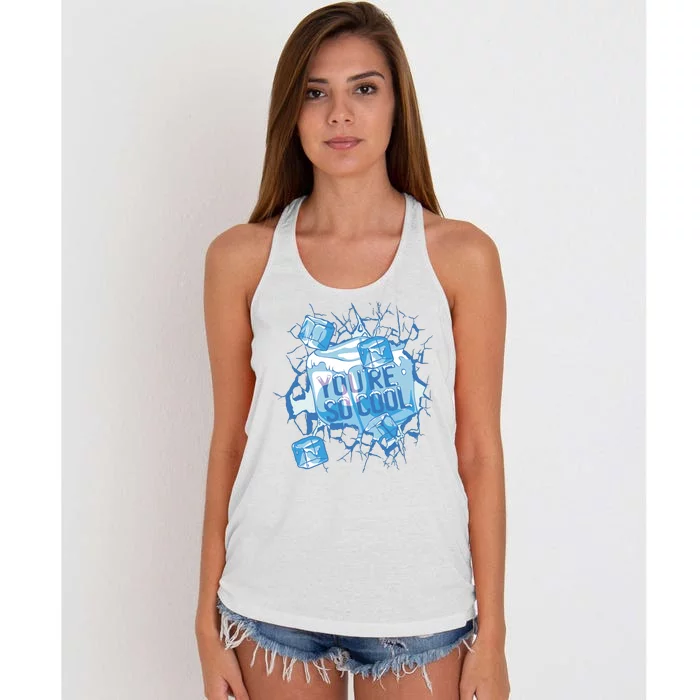 You're So Cool Ice Gift Women's Knotted Racerback Tank