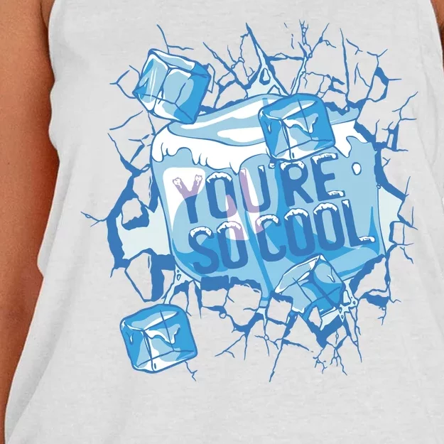 You're So Cool Ice Gift Women's Knotted Racerback Tank