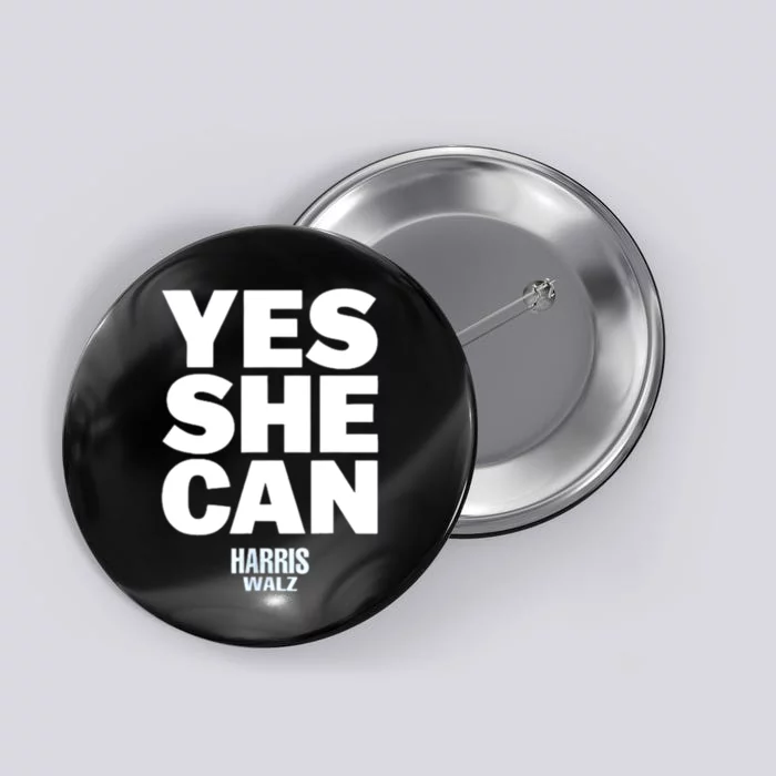 Yes She Can Kamala Harris 2024 Elections Button