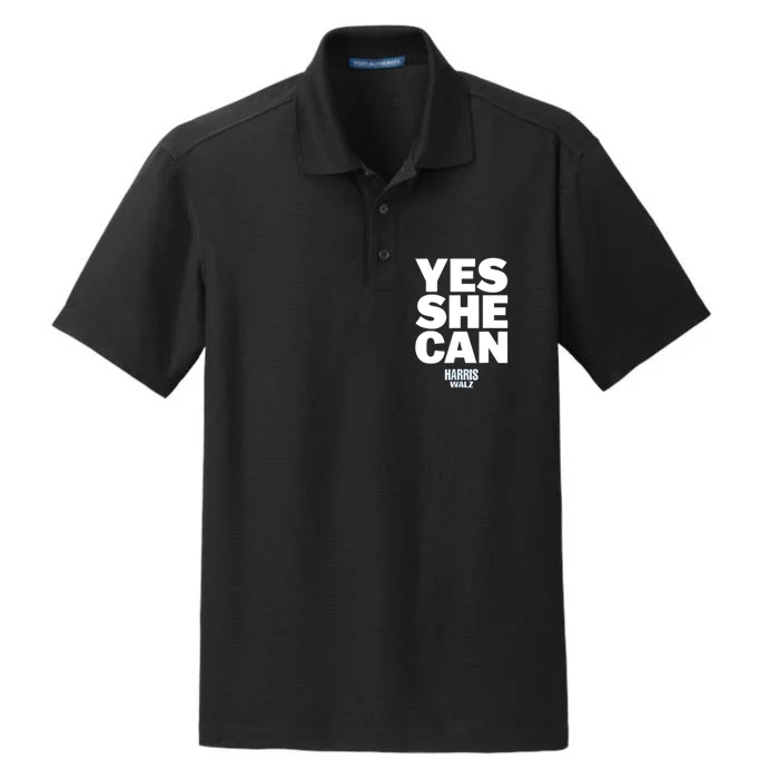 Yes She Can Kamala Harris 2024 Elections Dry Zone Grid Performance Polo