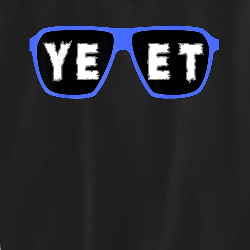 Yeet Sunglasses Cool Yeet Sunglasses Wrestling Fans Kids Sweatshirt