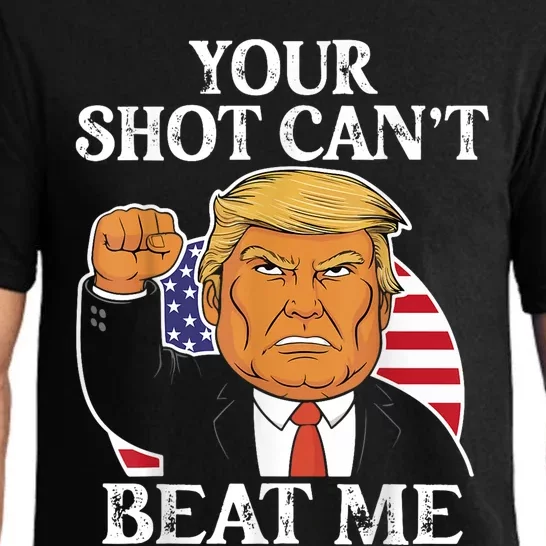 Your Shot Cant Beat Me Trump Pajama Set