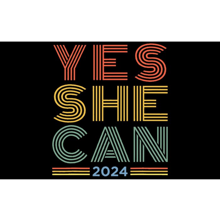 Yes She Can 2024 Bumper Sticker