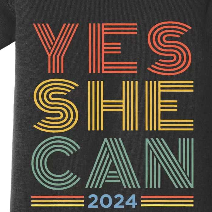 Yes She Can 2024 Baby Bodysuit