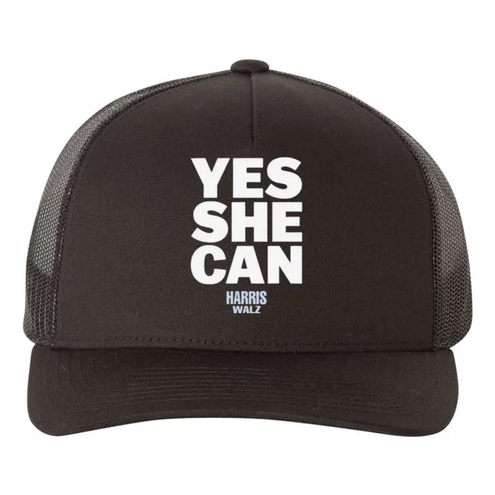 Yes She Can Kamala Harris 2024 Elections Yupoong Adult 5-Panel Trucker Hat