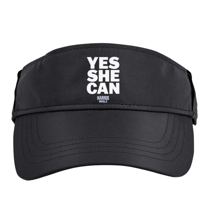 Yes She Can Kamala Harris 2024 Elections Adult Drive Performance Visor