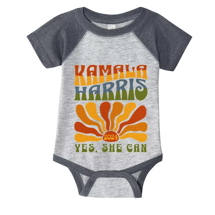 Yes She Can Kamala Harris Infant Baby Jersey Bodysuit