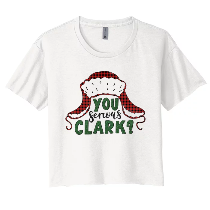 You Serious Clark? Women's Crop Top Tee