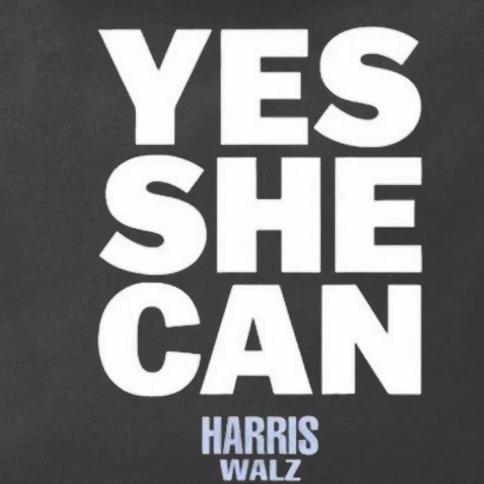 Yes She Can Kamala Harris 2024 Elections Zip Tote Bag