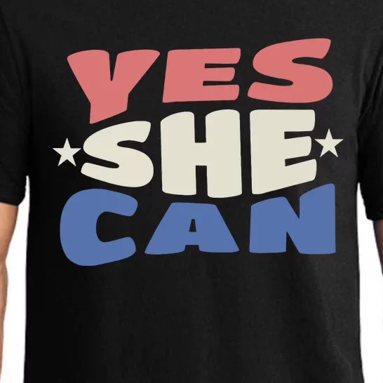 Yes She Can Pajama Set