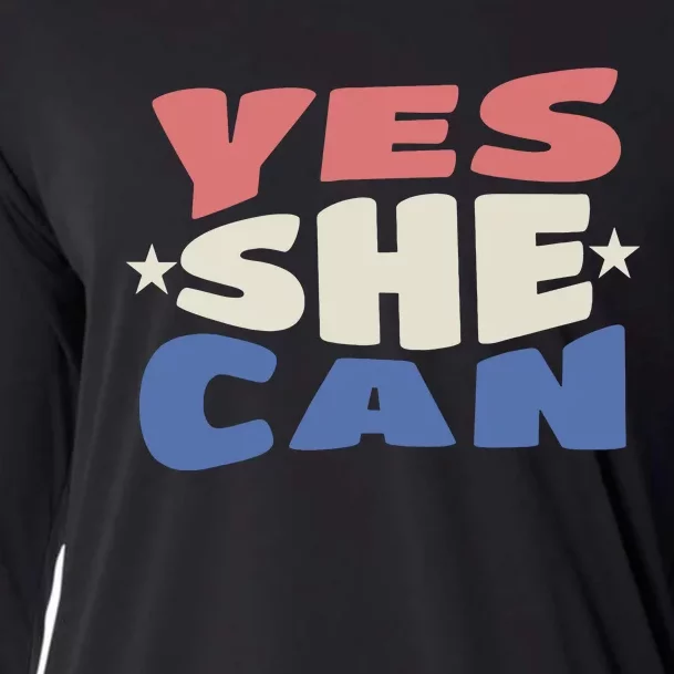 Yes She Can Cooling Performance Long Sleeve Crew