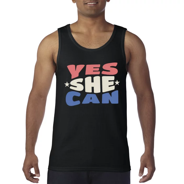 Yes She Can Tank Top