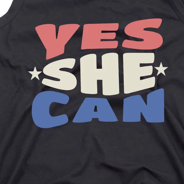 Yes She Can Tank Top