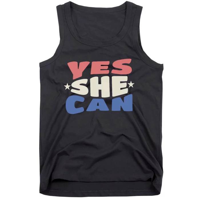 Yes She Can Tank Top