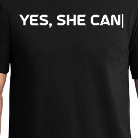 Yes She Can Pajama Set