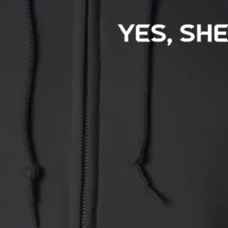 Yes She Can Full Zip Hoodie