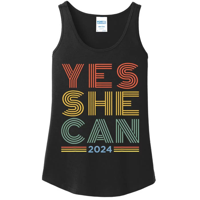 Yes She Can 2024 Ladies Essential Tank