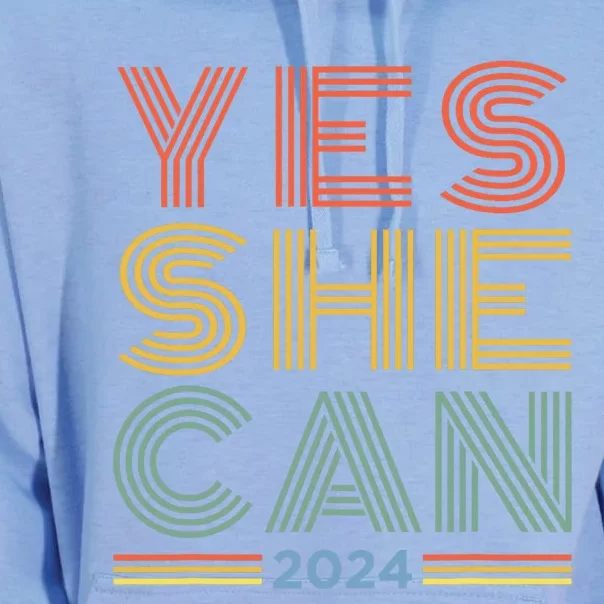 Yes She Can 2024 Unisex Surf Hoodie