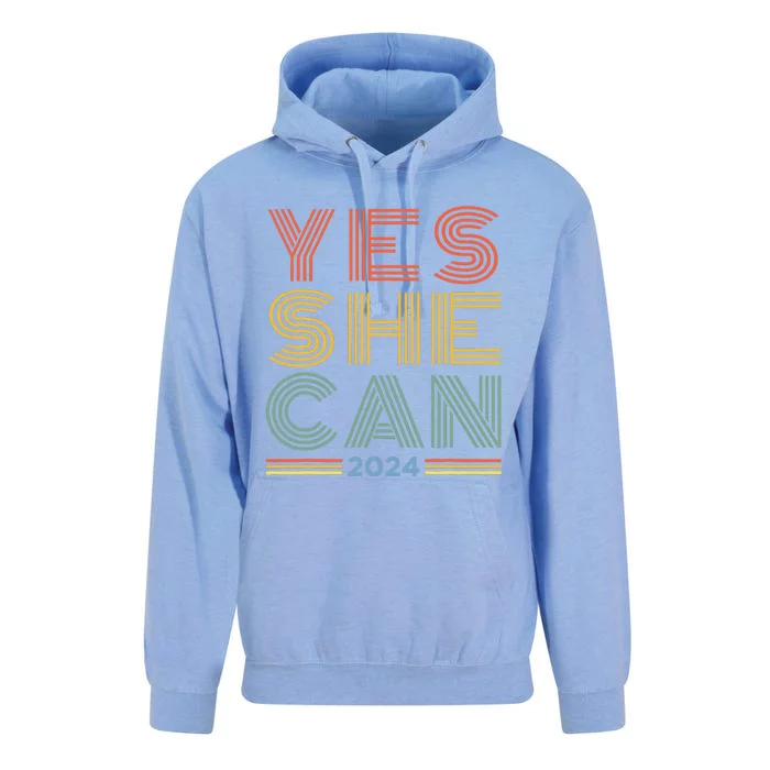 Yes She Can 2024 Unisex Surf Hoodie