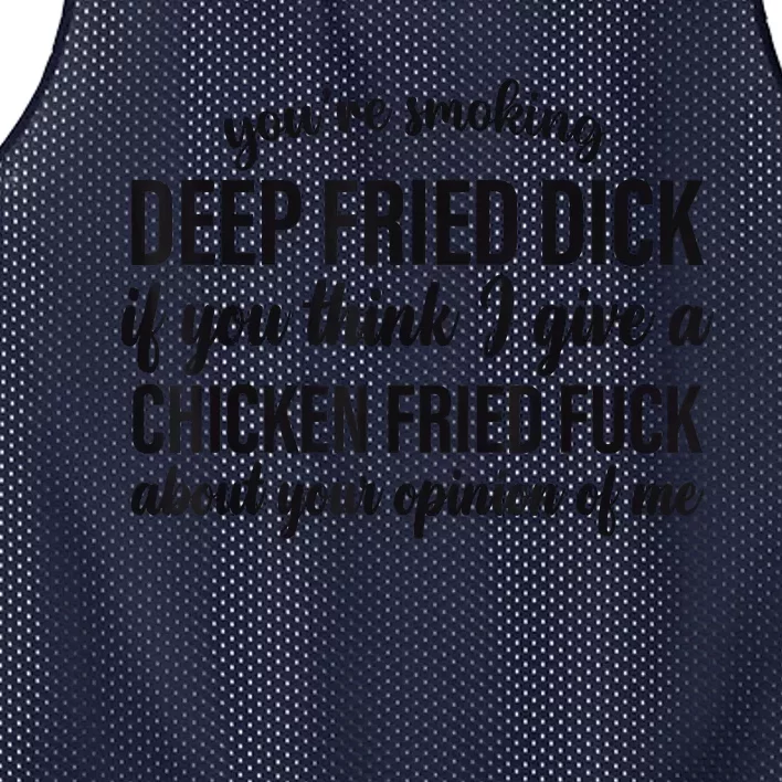 You're Smoking Deep Fried Dick If You Think Mesh Reversible Basketball Jersey Tank