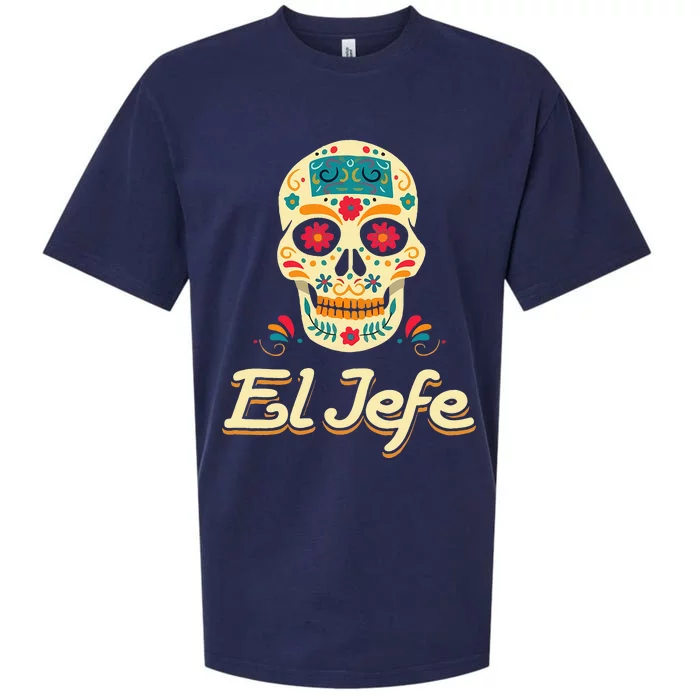 Yo Soy El Jefe Dia De Los Muertos Day Of The Dead Cool Gift Sueded Cloud Jersey T-Shirt