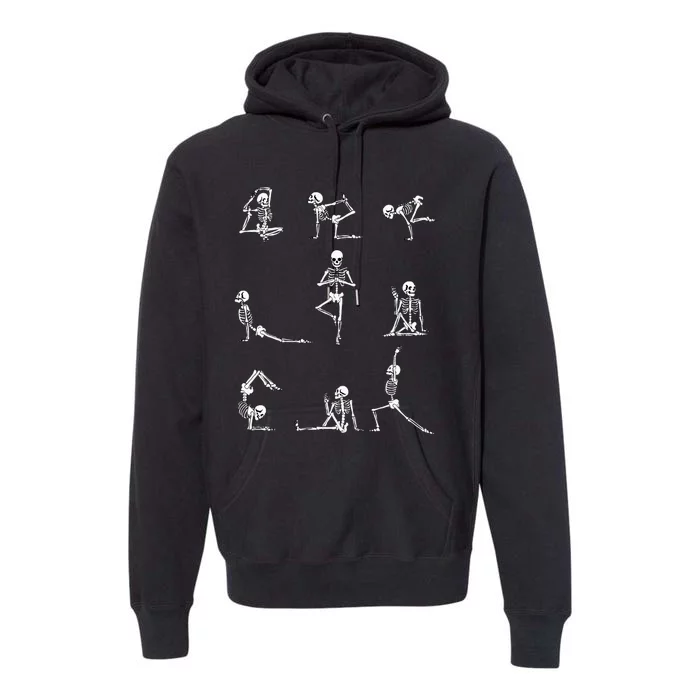 Yoga Skeleton For A Yoga Fan Premium Hoodie