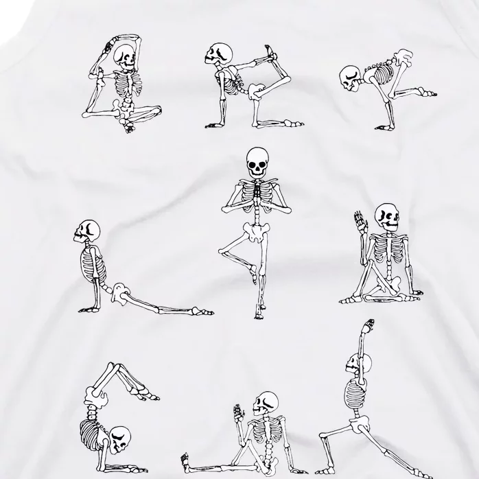 Yoga Skeleton for a Yoga Fan Tank Top