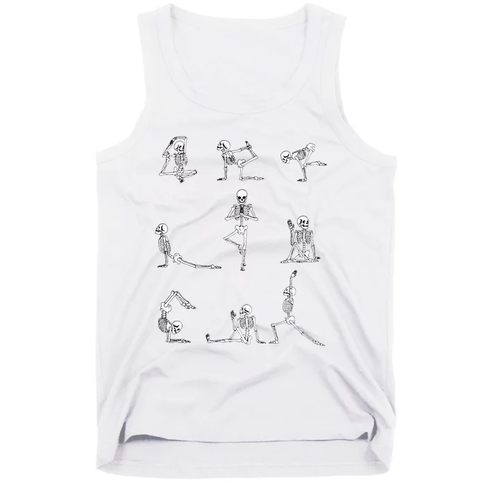 Yoga Skeleton for a Yoga Fan Tank Top