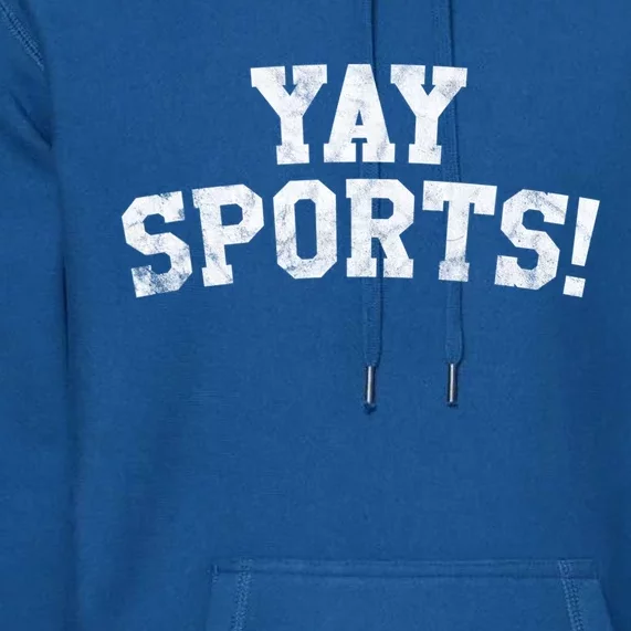 Yay Sports! Funny Sports Gift Premium Hoodie