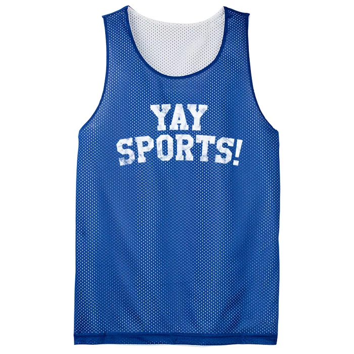 Yay Sports! Funny Sports Gift Mesh Reversible Basketball Jersey Tank