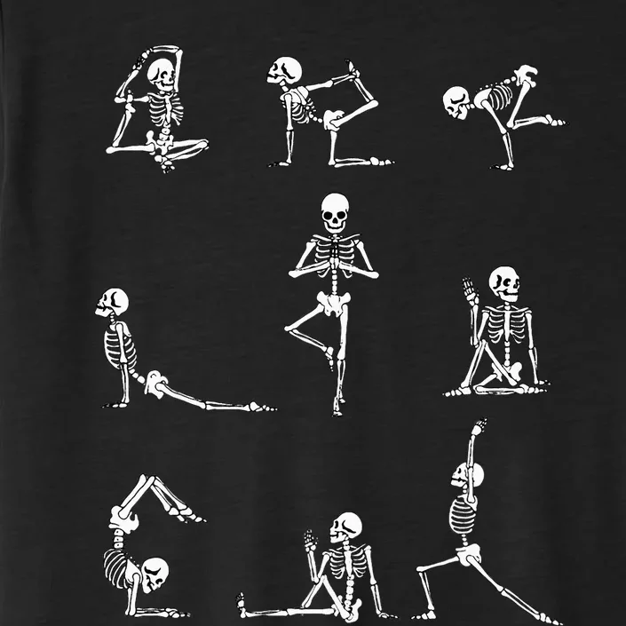 Yoga Skeleton For A Yoga Fan ChromaSoft Performance T-Shirt