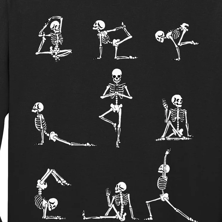 Yoga Skeleton For A Yoga Fan Tall Long Sleeve T-Shirt