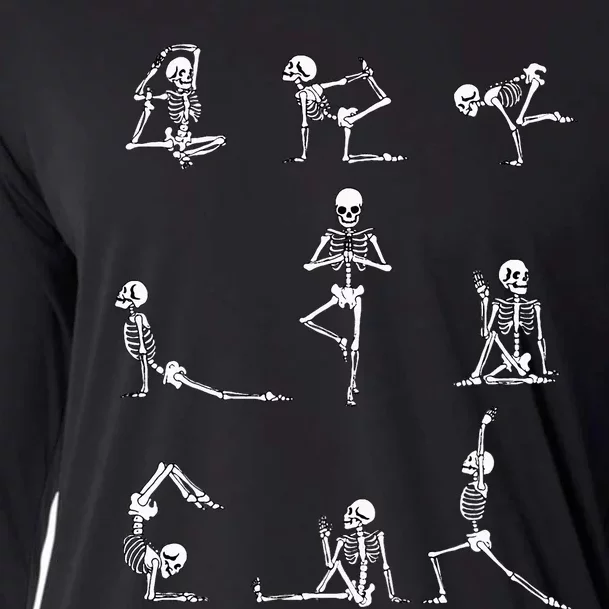 Yoga Skeleton For A Yoga Fan Cooling Performance Long Sleeve Crew