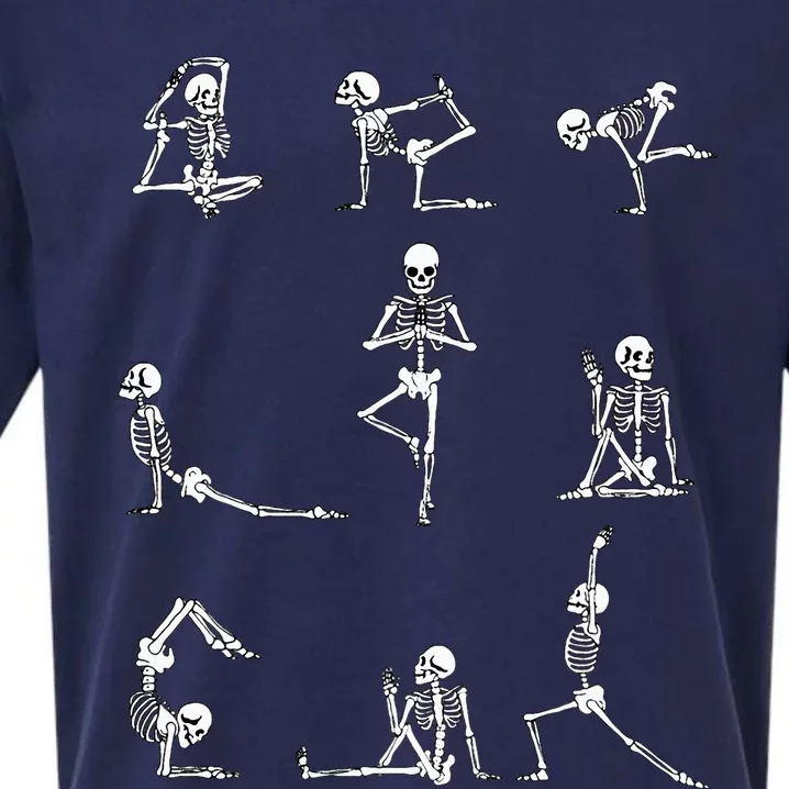 Yoga Skeleton For A Yoga Fan Sueded Cloud Jersey T-Shirt