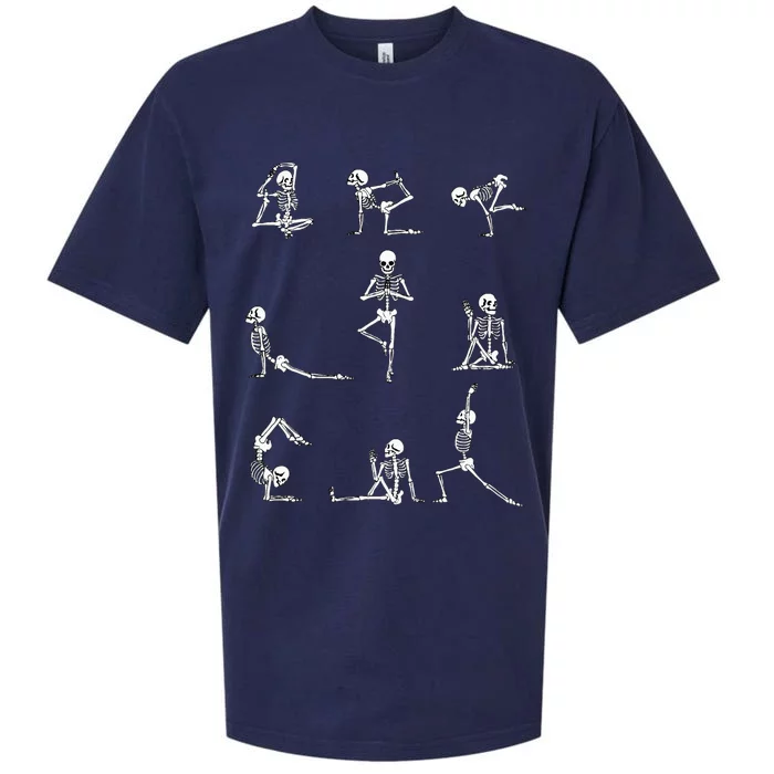 Yoga Skeleton For A Yoga Fan Sueded Cloud Jersey T-Shirt