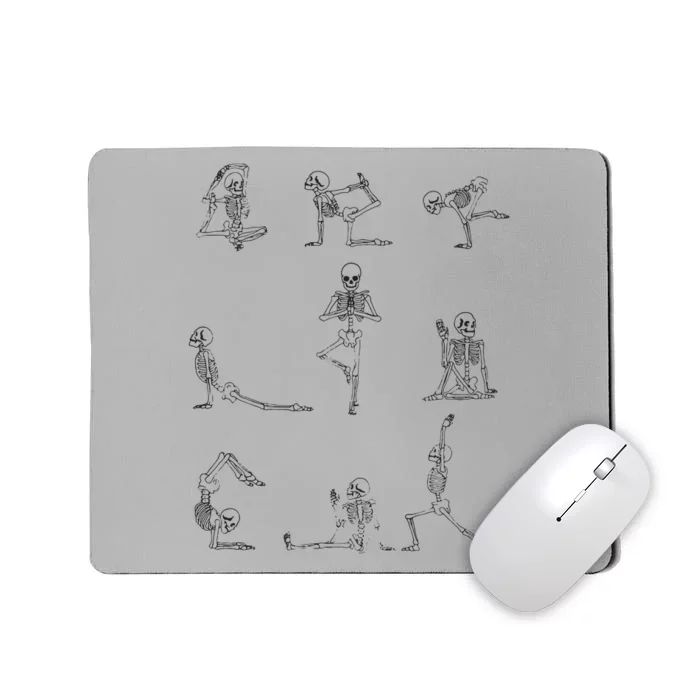 Yoga Skeleton For A Yoga Fan Mousepad