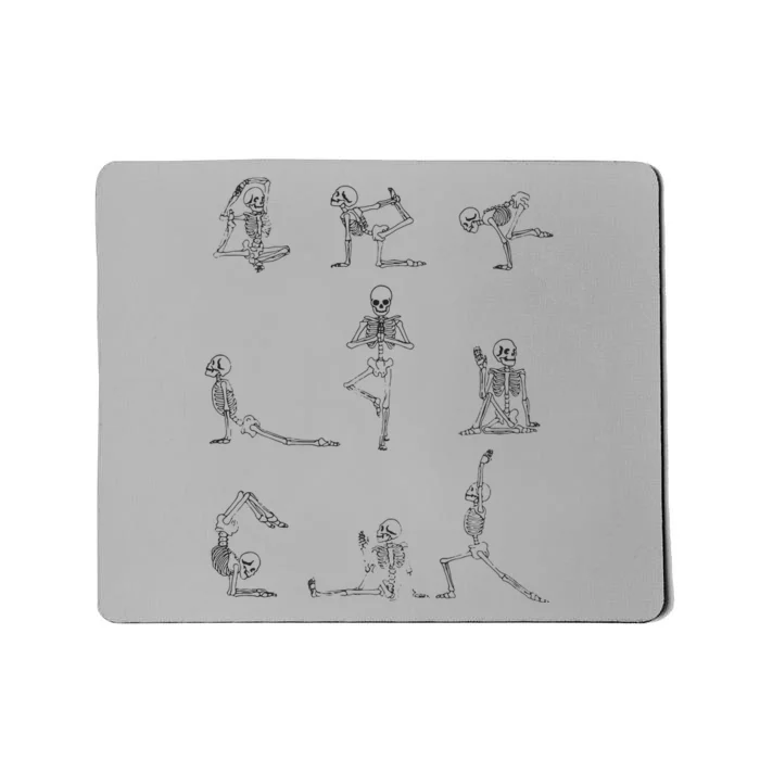 Yoga Skeleton For A Yoga Fan Mousepad